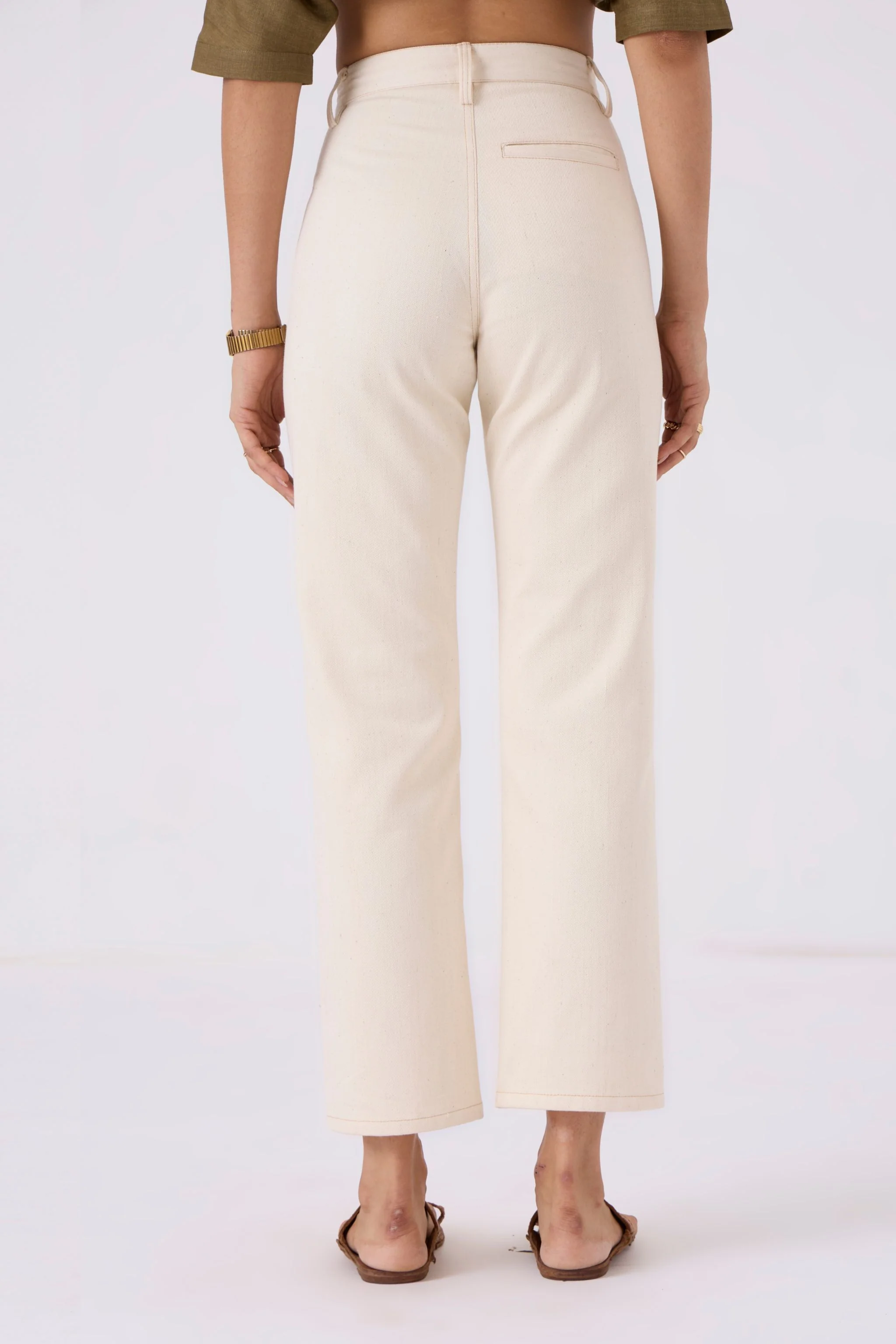 Diane Straight Fit Khadi Denim - Image 5