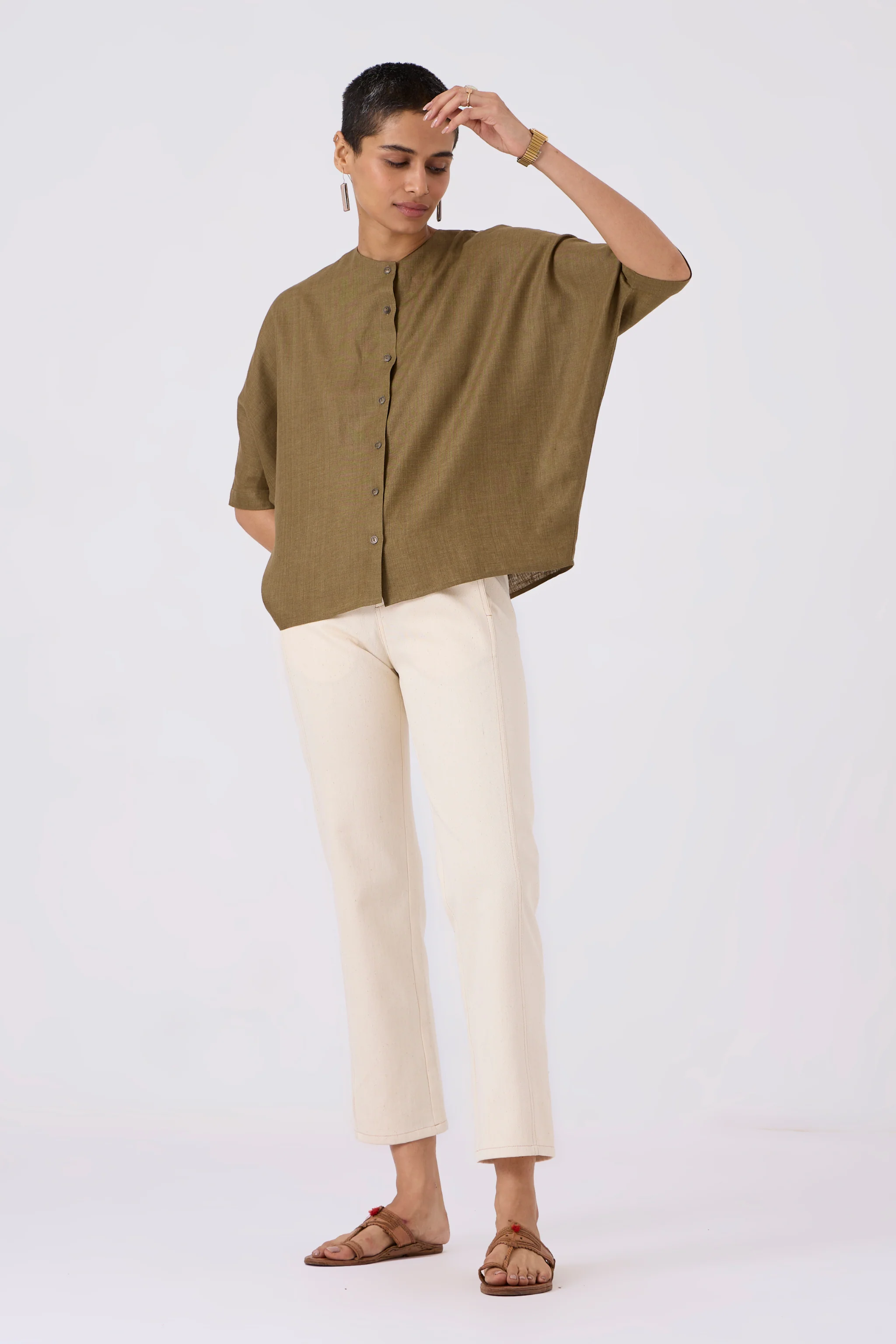 Diane Straight Fit Khadi Denim - Image 8