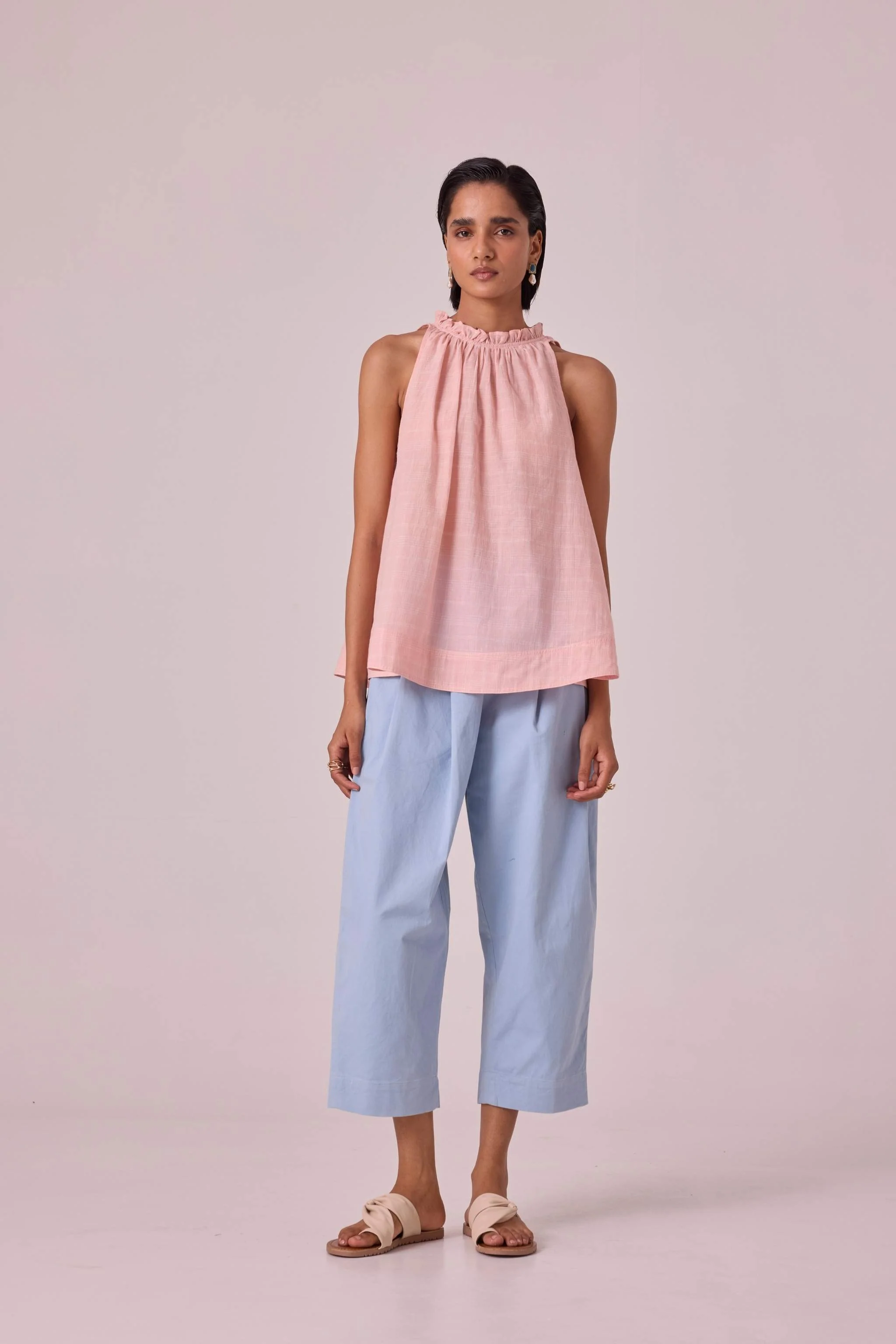 Kocho Pink Handwoven Halter Top - Image 8