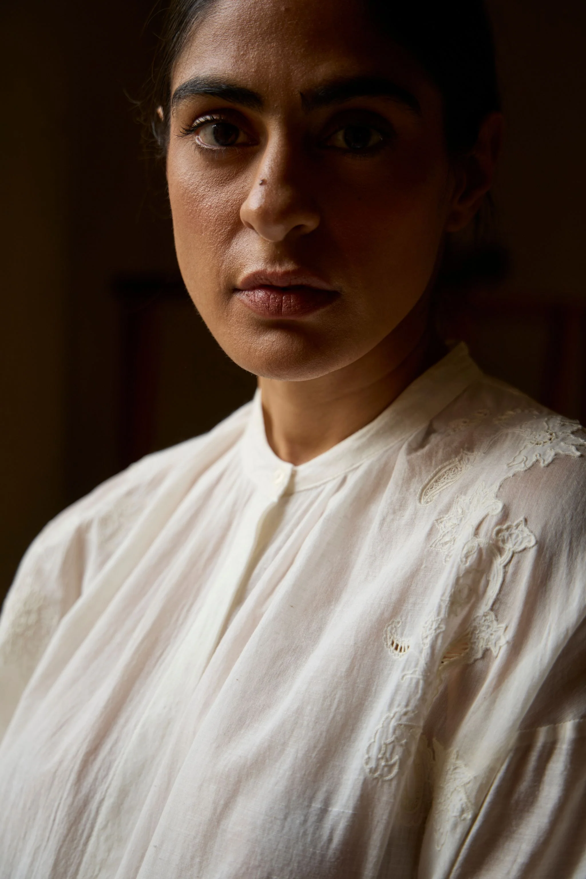 Raha Embroidered Handwoven Top - Image 11