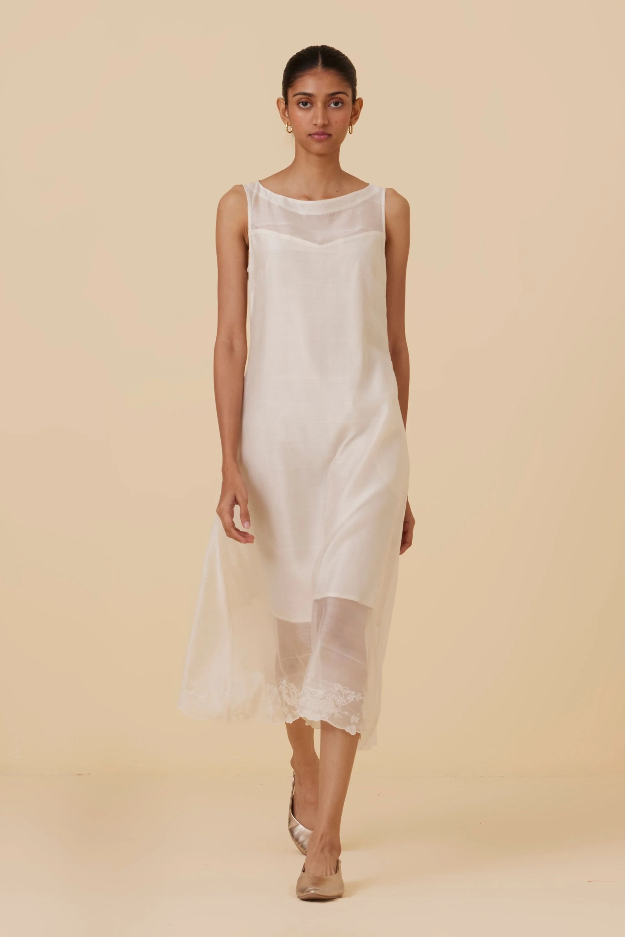 Reyah Handwoven Embroidered Dress - Image 11