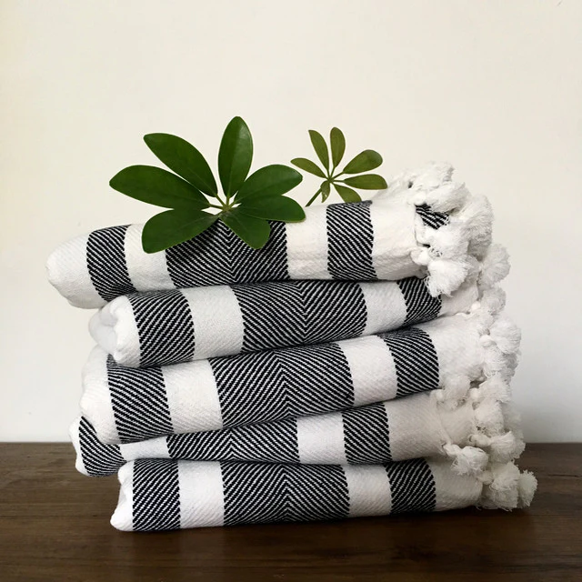 Striped Handwoven Towel - Image 4